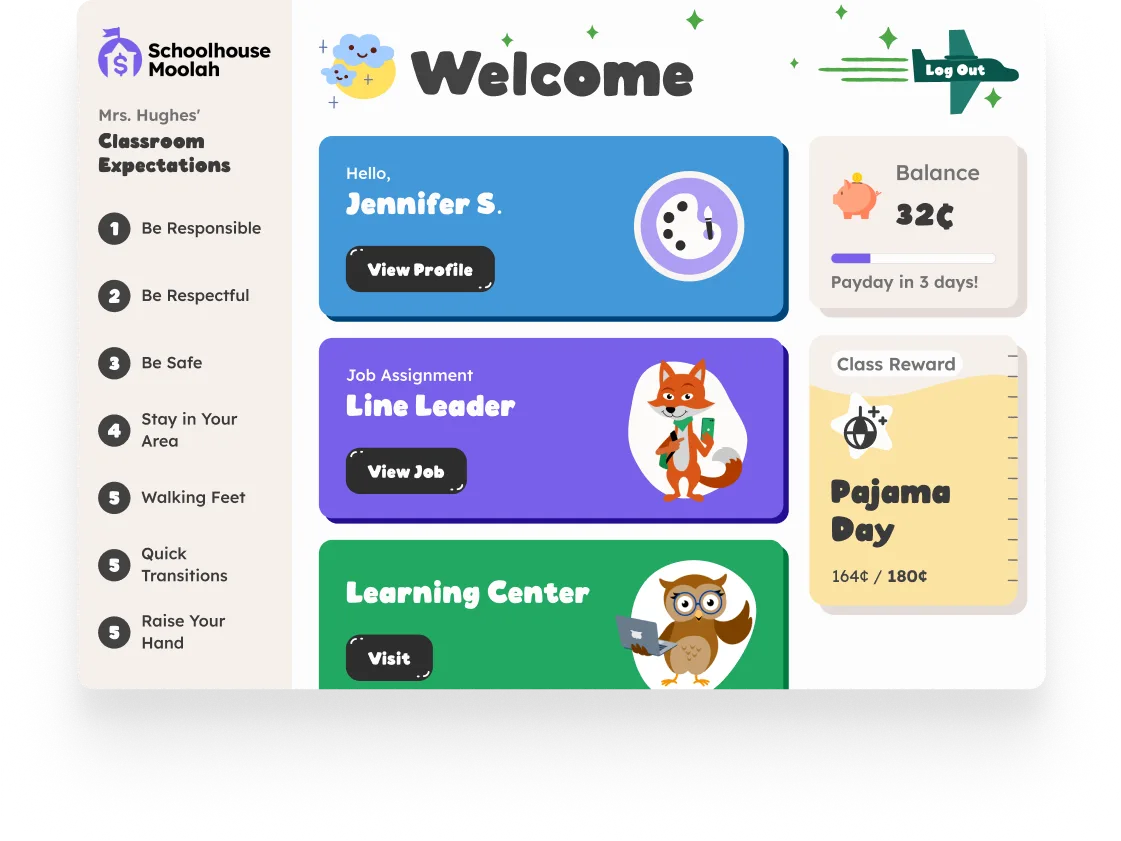 Student Dashboard View